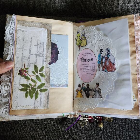 "Together" Junk Journal, 9in x 6in x 1.5in, 166 pages - Picture 5 of 15